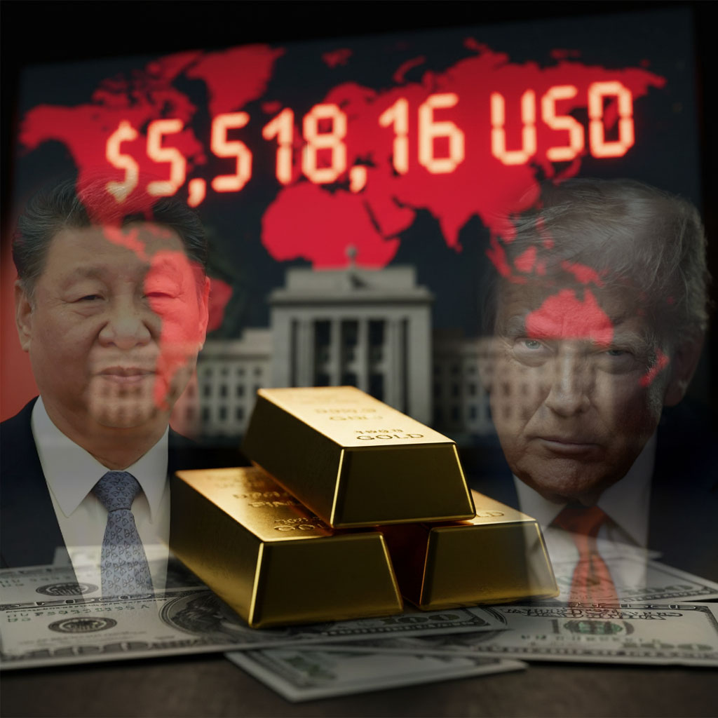 Gold price today record high $5500 USD per ounce 2026